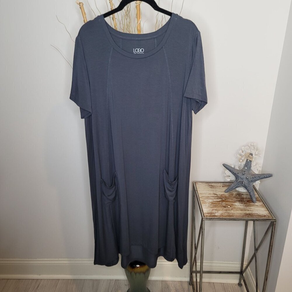 LOGO By Lori Goldstein Dress Womens Large